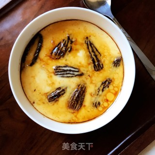 羊肚菌火蒸蛋的做法步调：10