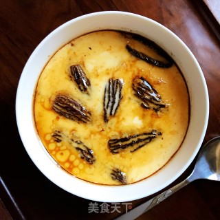 羊肚菌火蒸蛋的做法步调：11