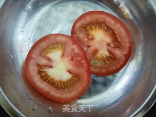 葱花番茄吐司的做法步调：4