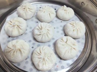 杏鲍菇三陈齐麦包子的做法步调：11