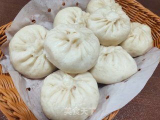 杏鲍菇三陈齐麦包子的做法步调：21