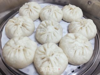 杏鲍菇三陈齐麦包子的做法步调：14