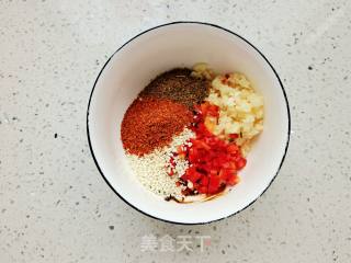 爆浆烤豆腐的做法步调：6