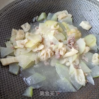 肉沫竹荪炖冬瓜的做法步调：11