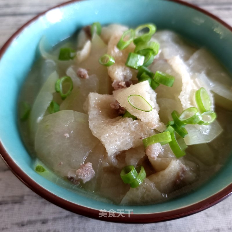 肉沫竹荪炖冬瓜的做法