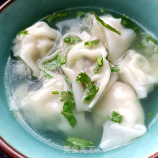北瓜肉馄饨的做法步调：20