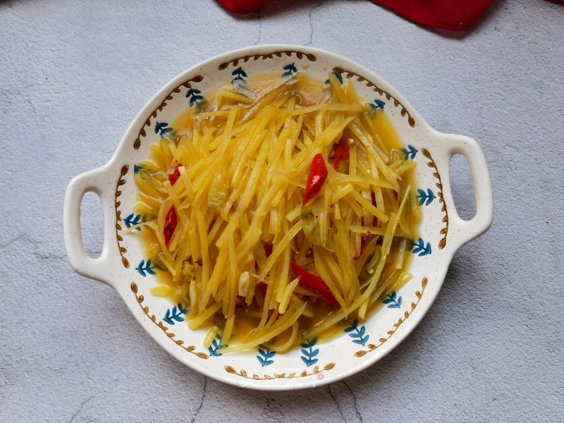 单椒土豆丝的做法