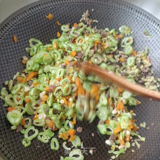 驴肉炖云豆角的做法步调：9