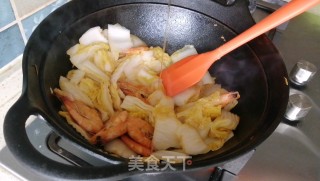 小炒陈虾娃娃菜的做法步调：9