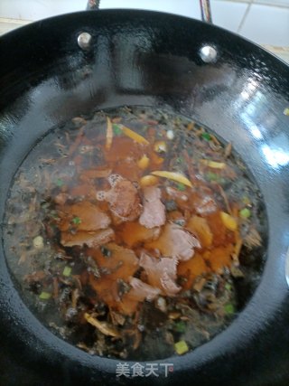 梅干菜卤牛肉泡馕的做法步调：5
