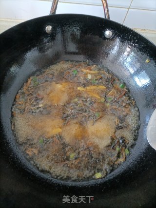 梅干菜卤牛肉泡馕的做法步调：4