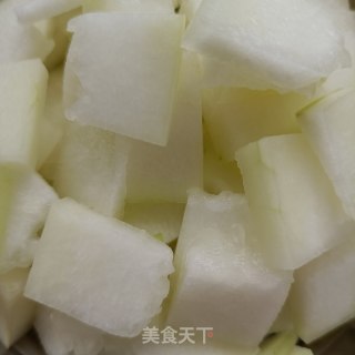 苋菜肉条冬瓜汤的做法步调：2