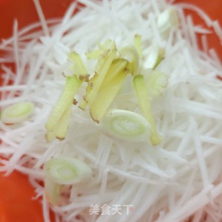 驴肉炖利剑萝卜的做法步调：4