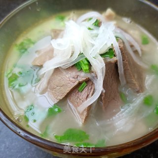 驴肉炖利剑萝卜的做法步调：13