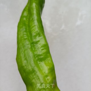 烧椒拌京彩的做法步调：4