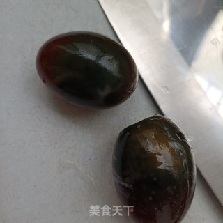 烧椒拌京彩的做法步调：1