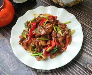 洋葱炒牛肉的做法步调：14