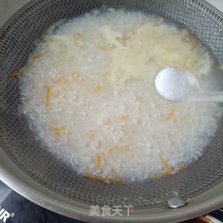 人参苗鲍鱼粥的做法步调：13