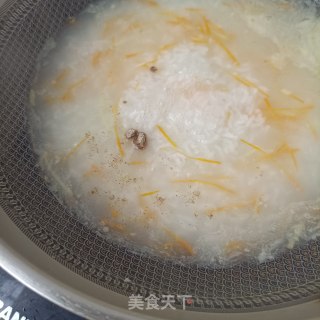 人参苗鲍鱼粥的做法步调：12