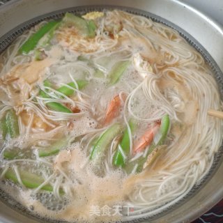 陈虾煎蛋丝瓜里的做法步调：14