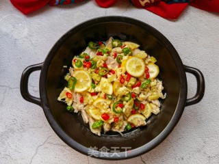 泡椒柠檬脚撕鸡的做法步调：15