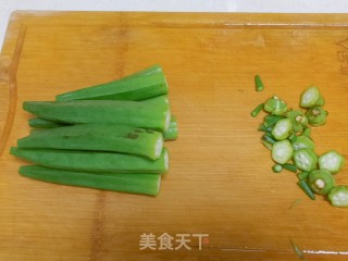 凉拌春葵的做法步调：2