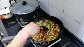 猪肉豆角卤里的做法步调：7