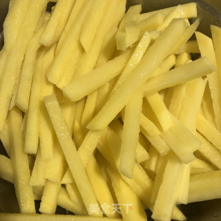 薯条的做法步调：2