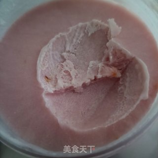 樱桃酸奶冰淇淋的做法步调：8