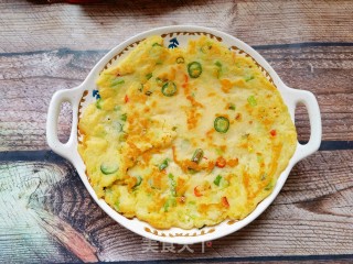 小米椒喷鼻葱豆渣煎饼的做法步调：11