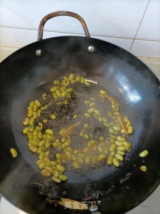 紫苏毛豆的做法步调：4