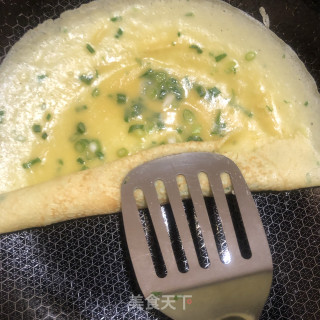 早饭单味蛋饼的做法步调：14