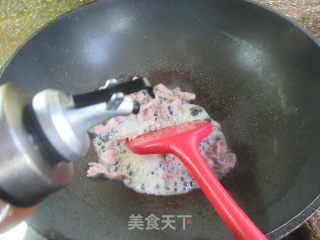肉丝韭黄炒荞麦里的做法步调：5