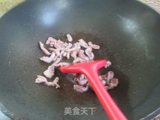 肉丝韭黄炒荞麦里的做法步调：4