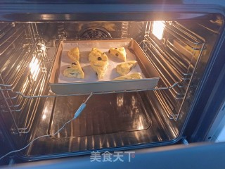 酸奶蓝莓司康的做法步调：13