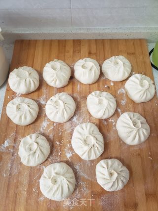 油豆角酱肉包的做法步调：11