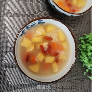 苹果小米粥的做法步调：9