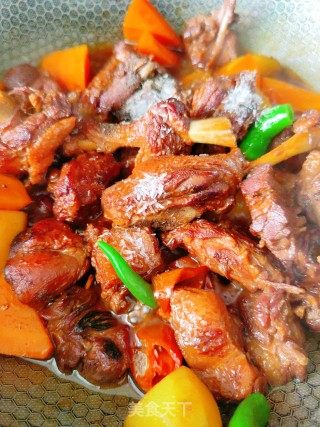 土豆胡萝卜烧鸭边腿的做法步调：23