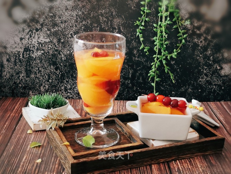 黄桃冰糖火的做法