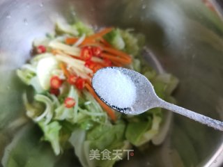 响油脚撕菜的做法步调：8