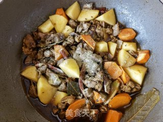 胡萝卜土豆炖羊肉的做法步调：13