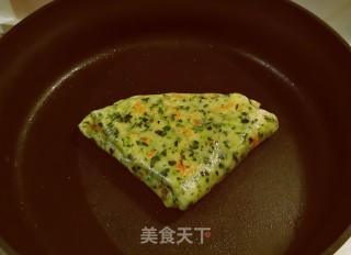 菠菜饼的做法步调：9