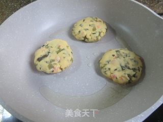 开洋咸菜玉米煎饼的做法步调：8