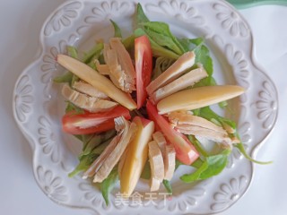 鸡胸肉果蔬沙推的做法步调：5