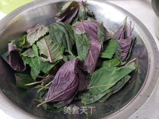 紫苏叶鸡蛋煎饼的做法步调：2