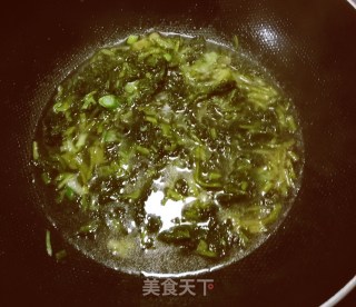雪菜豆腐的做法步调：7