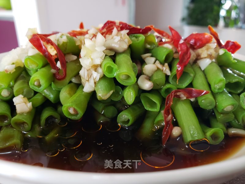 姜汁豇豆的做法