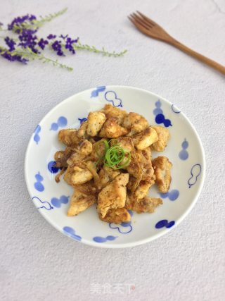 喷鼻煎鸡胸肉的做法步调：12