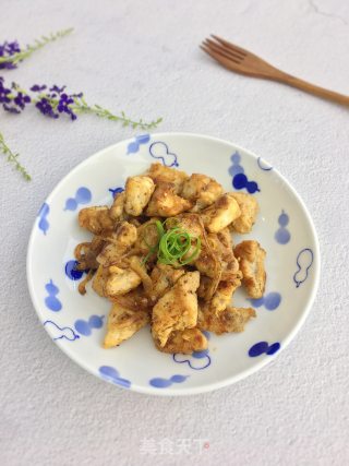喷鼻煎鸡胸肉的做法步调：13