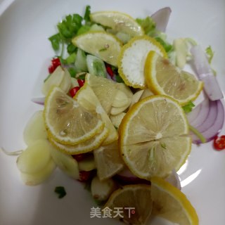 捞汁花甲的做法步调：10